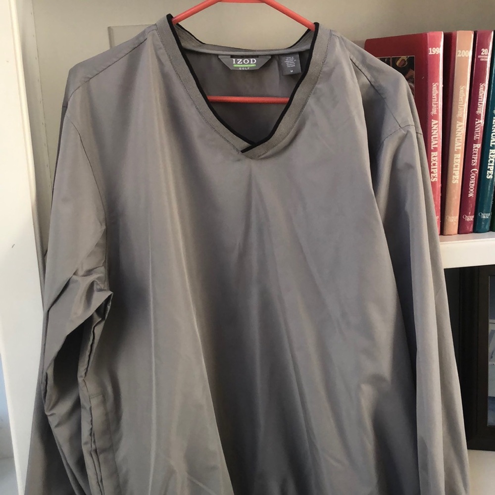 Izod Golf Grey Windbreaker